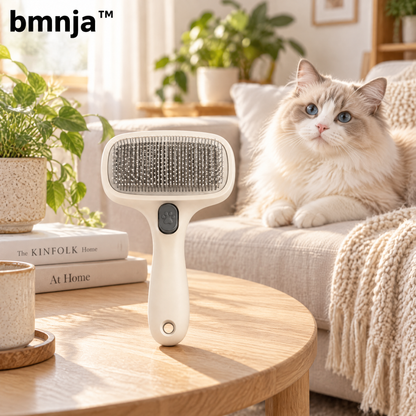 bmnja™ PawArc Self-Cleaning Pet Brush